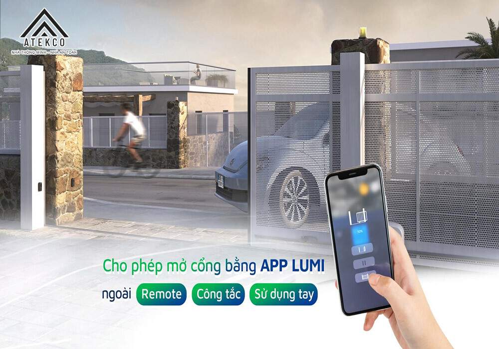  điều khiển cửa cổng